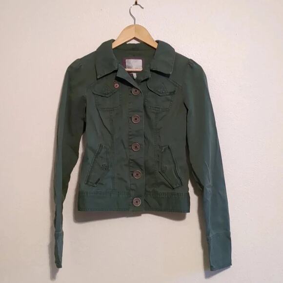 Tildon army green jacket size Small - Picture 2 of 8